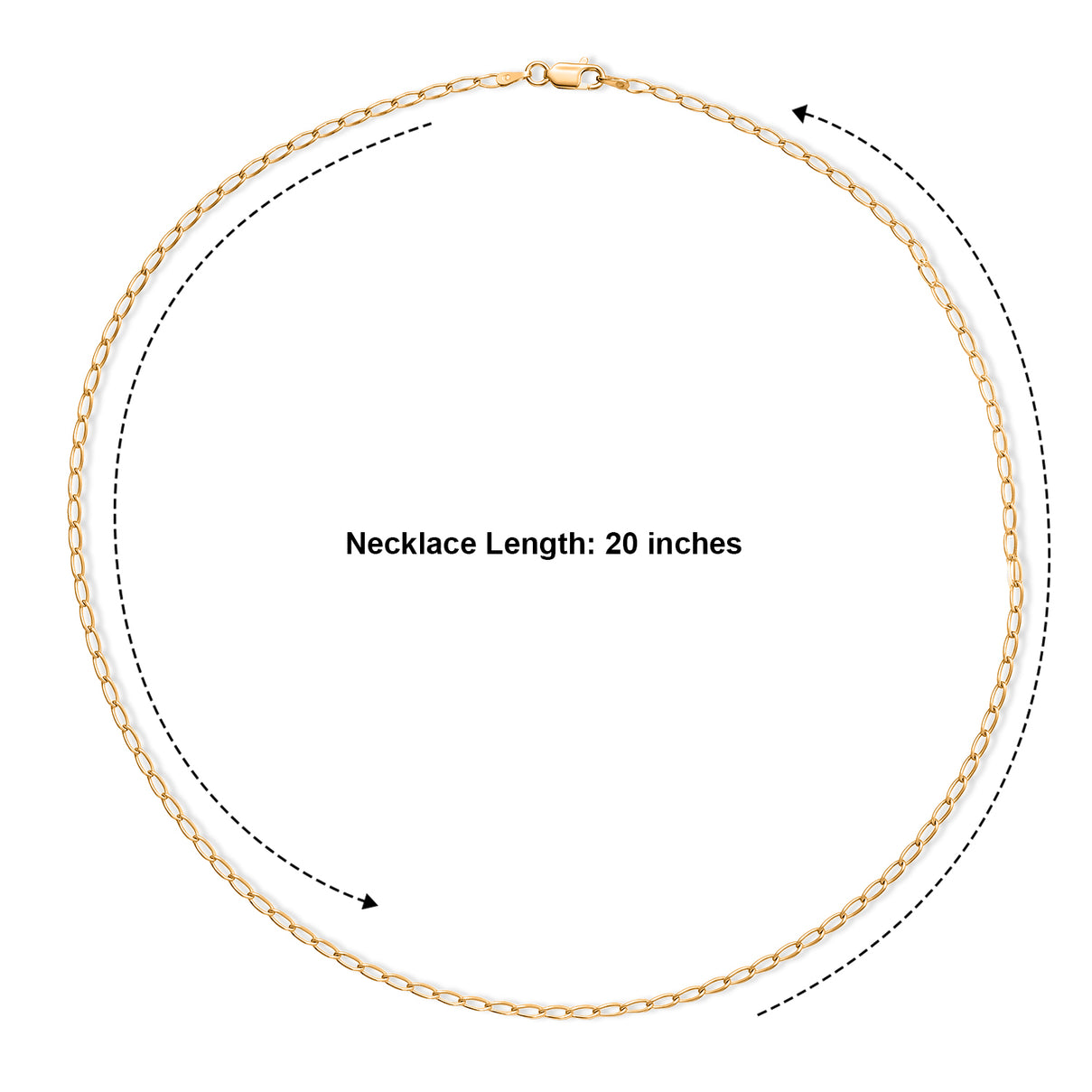 Yellow Gold Plated Sterling Silver Grumetta Rada Necklace (Size - 20) with Lobster Clasp V32492618 4