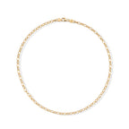 Yellow Gold Plated Sterling Silver Romy Necklace (Size - 20), Silver Wt. 10.50 Gms_8616435