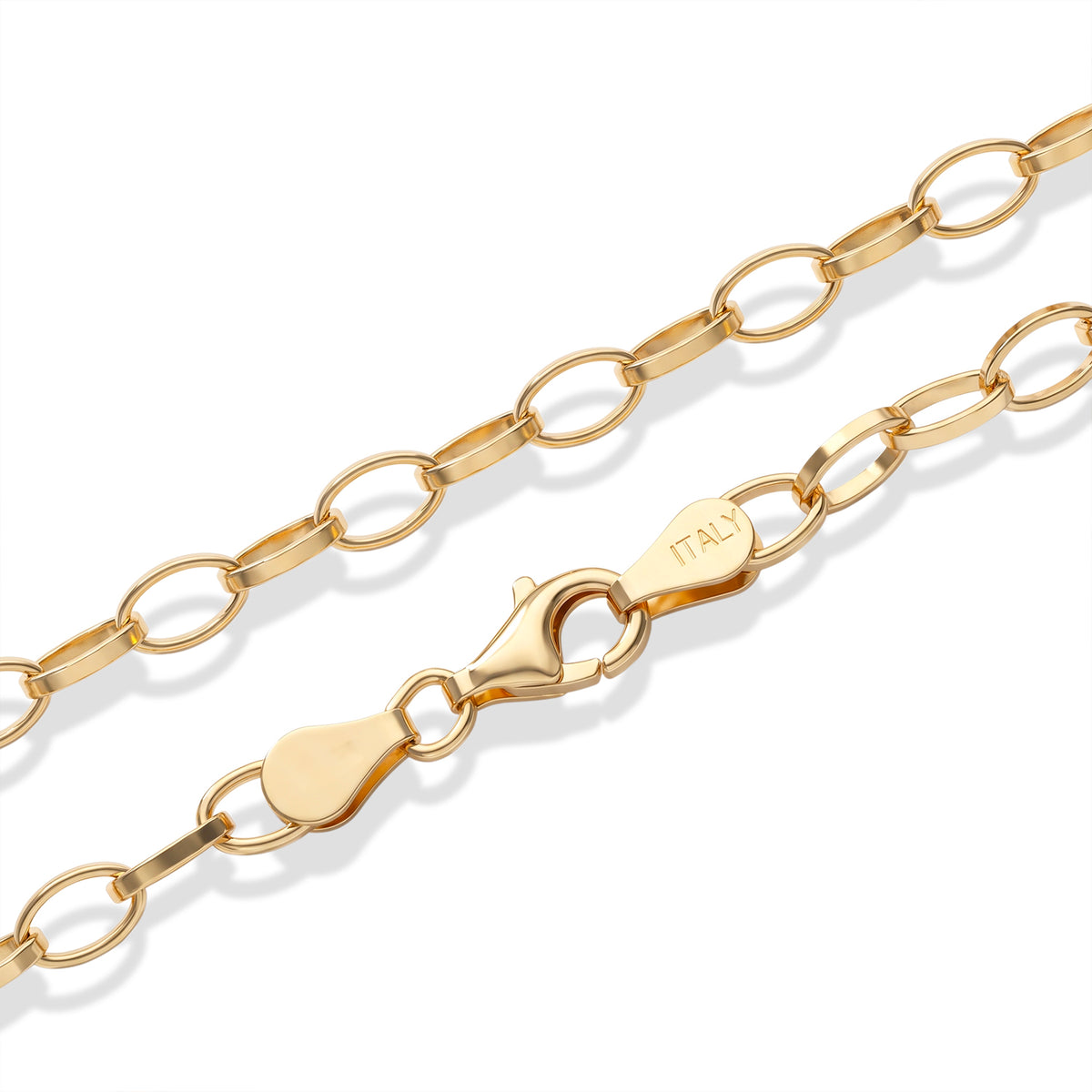 Yellow Gold Plated Sterling Silver Romy Necklace (Size - 20), Silver Wt. 10.50 Gms 8616435 1