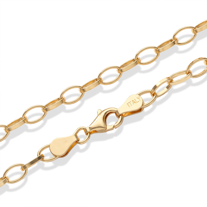 Yellow Gold Plated Sterling Silver Romy Necklace (Size - 20), Silver Wt. 10.50 Gms 8616435 2