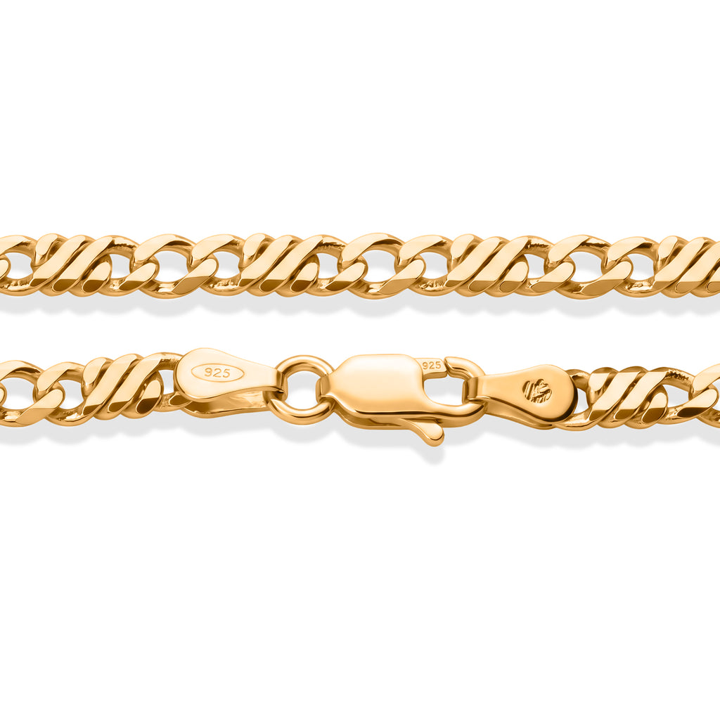 Yellow Gold Plated Sterling Silver Love Knot Necklace (Size - 22) with Lobster Clasp, Silver Wt. 15.74 Gms_8616498_3