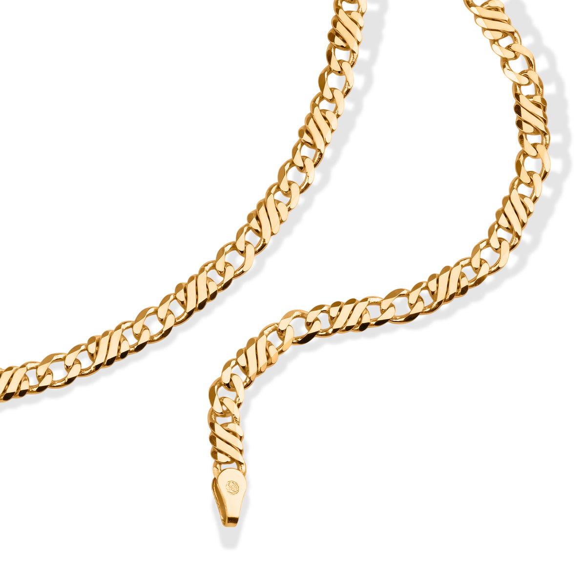Yellow Gold Plated Sterling Silver Love Knot Necklace (Size - 22) with Lobster Clasp, Silver Wt. 15.74 Gms 8616498 2