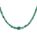 Rhapsody 950 Platinum AAAA Zambian Emerald Necklace (Size - 18), Platinum Wt.1.3 Gms  45.000  Ct._8616760_3