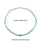 Rhapsody 950 Platinum AAAA Zambian Emerald Necklace (Size - 18), Platinum Wt.1.3 Gms  45.000  Ct._8616760_5