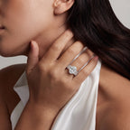 Luxuriant - Lab Grown Diamond (SI/G-H) Ring in Rhodium Overlay Sterling Silver 2.00 Ct._8617195_2