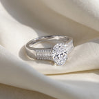 Luxuriant - Lab Grown Diamond (SI/G-H) Ring in Rhodium Overlay Sterling Silver 2.00 Ct._8617195_4
