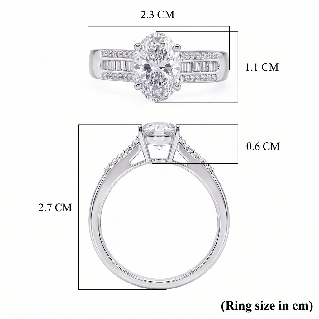 Luxuriant - Lab Grown Diamond (SI/G-H) Ring in Rhodium Overlay Sterling Silver 2.00 Ct._8617195_6