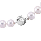 AAAA Rare Size Edison Pearl (9mm- 11mm) Sterling Silver Necklace (20 Inch) with Magnetic Clasp_8617527_3