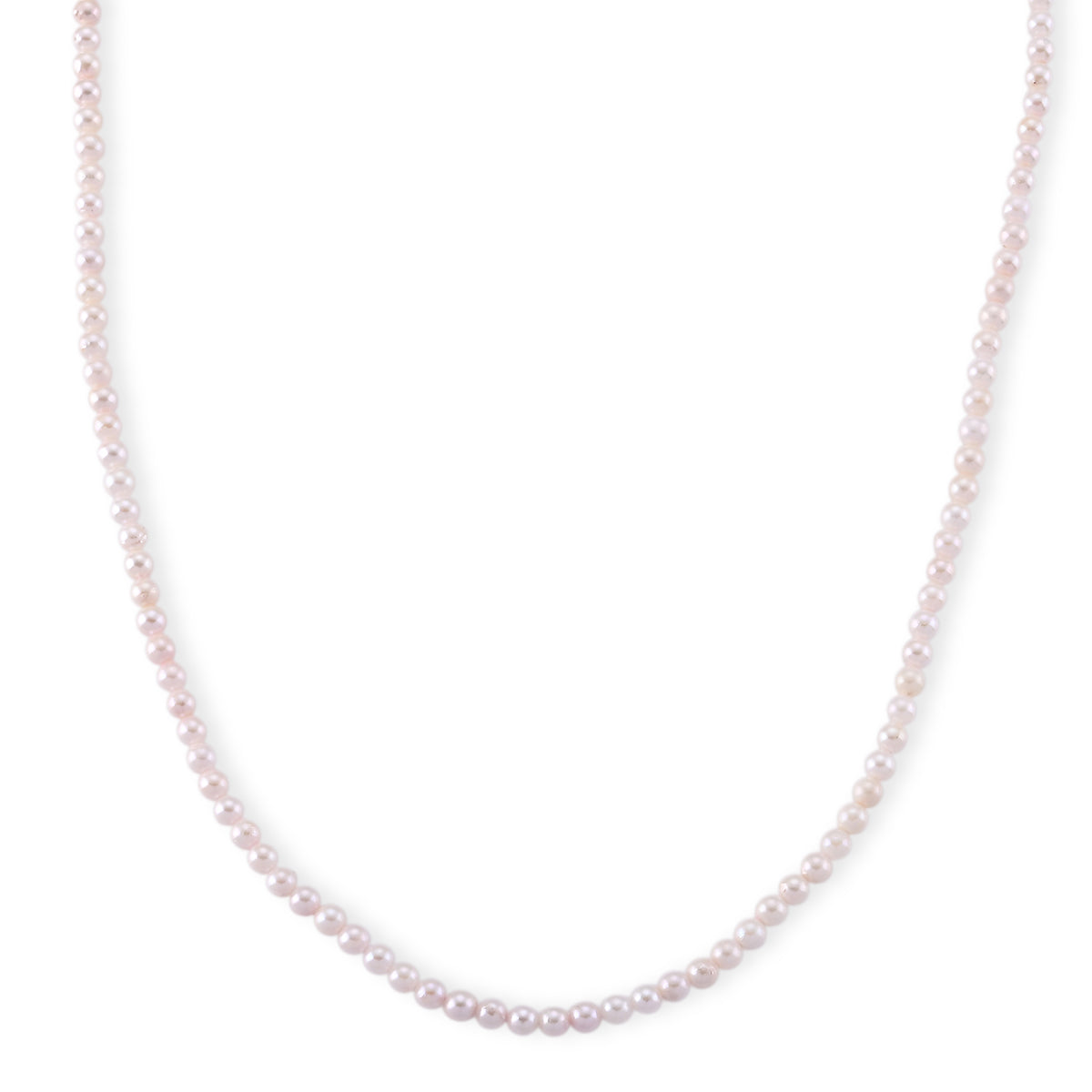 AAA High Lustre Japanese Akoya Pearl Necklace (Size - 20) in Yellow Gold Sterling Silver with Magnetic Lock V32522378 0