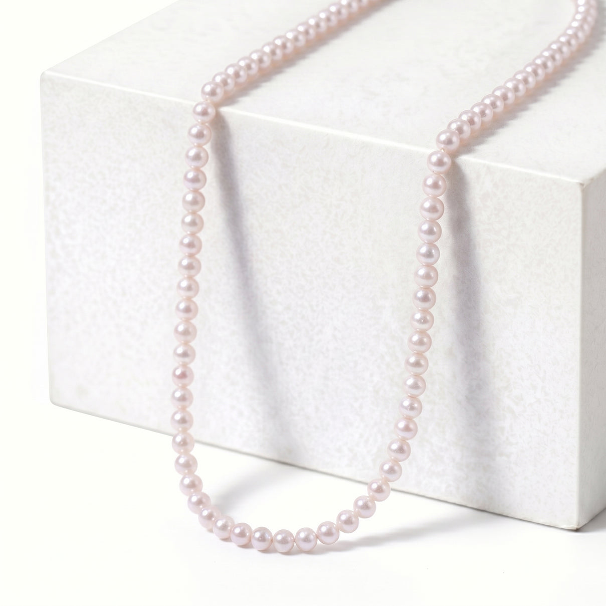 AAA High Lustre Japanese Akoya Pearl Necklace (Size - 20) in Yellow Gold Sterling Silver with Magnetic Lock V32522378 3