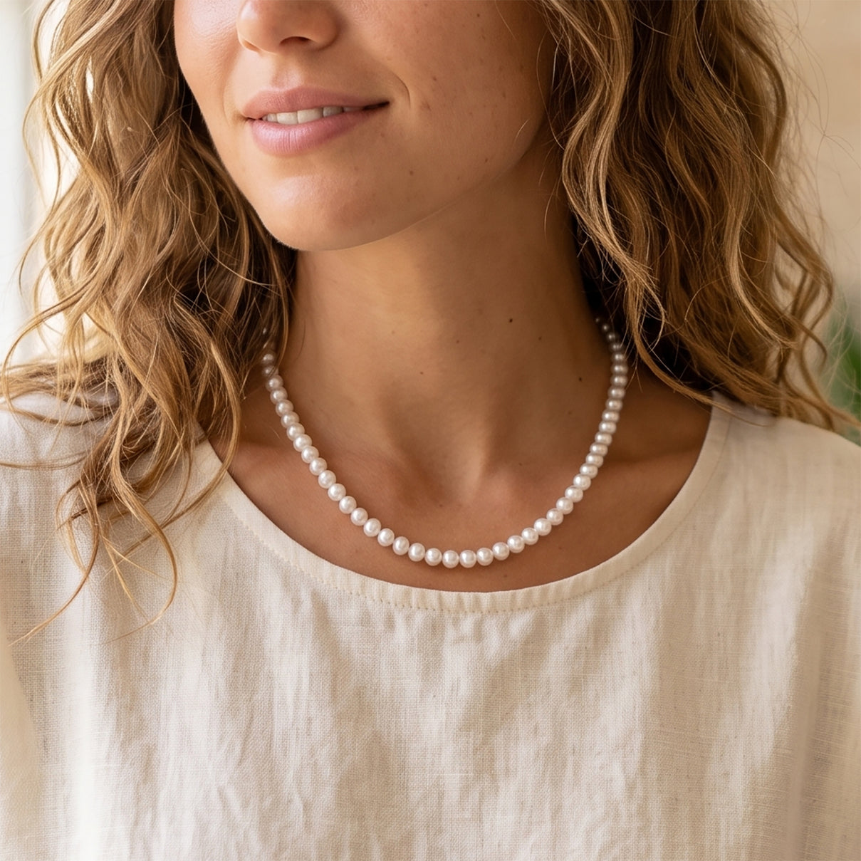 Rare Find - AAAA Akoya Pearl Necklace (Size - 20+2 Ext) in Yellow Gold Plated Sterling Silver 8617741 2
