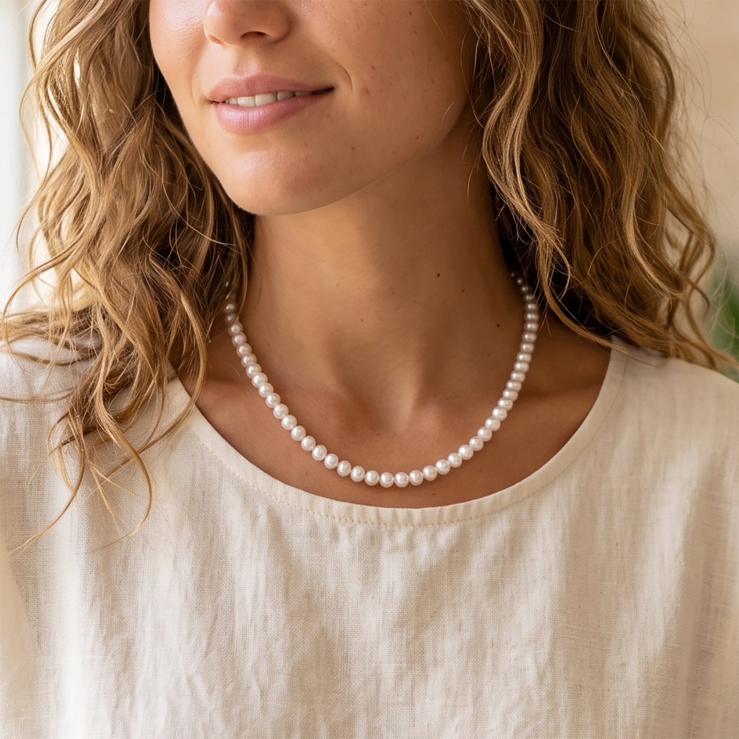 Rare Find - AAAA Akoya Pearl Necklace (Size - 20+2 Ext) in Yellow Gold Plated Sterling Silver 8617741 2