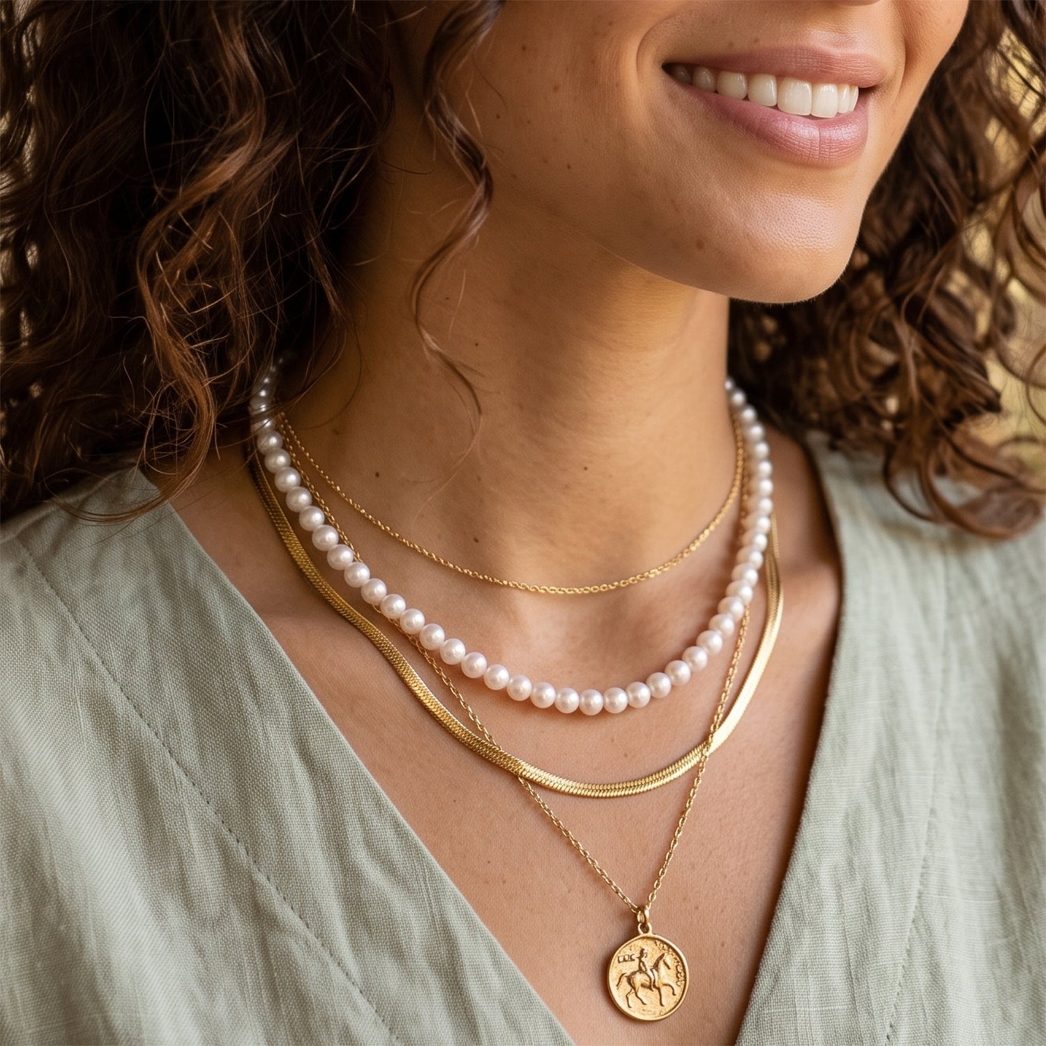 Rare Find - AAAA Akoya Pearl Necklace (Size - 20+2 Ext) in Yellow Gold Plated Sterling Silver 8617741 3