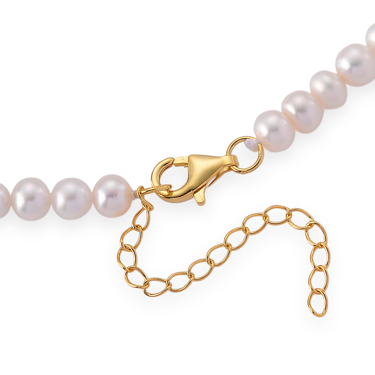 Rare Find - AAAA Akoya Pearl Necklace (Size - 20+2 Ext) in Yellow Gold Plated Sterling Silver 8617741 5