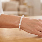 Rare Find - AAAA Akoya Pearl Bracelet (Size - 7+1 Ext) in Yellow Gold Plated Sterling Silver_8617742_1