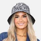 ProHike Ladies Animal Print Bucket Hat (56cm) - Black_8617838
