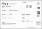 Luxuriant - 9K Yellow Gold SGL Certified Lab Grown Diamond (VS/E-F) Solitaire Stud Earring with Push Post 0.50 Ct_8618408_6