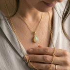 COLLECTORS EDITION - 9K Yellow Gold AAA Ethiopian Opal Solitaire Pendant 10.33 Ct._8618789_2