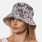 ProHike Ladies Paisley Print Bucket Hat (56cm) - Stone_8618823