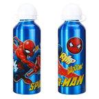 Licensed Aluminium Spiderman Water Bottle (500ml) - Leakproof, Lightweight & BPA-Free - Red_8619636