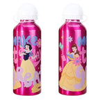 Licensed Aluminium Disney Princesses Water Bottle (500ml) - Leakproof, Lightweight & BPA-Free - Yellow_8619638