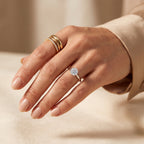 Royal Bali Collection - D'Joy Moissanite Solitaire Ring in Rhodium Overlay Sterling Silver 1.00 Ct._8620378_2