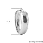 Sterling Silver Hoop Earring with Clasp_8620422_4