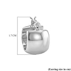 Sterling Silver Hoop Earring with Clasp_8620423_4