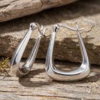 Sterling Silver Hoop Earring with Clasp