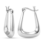 Sterling Silver Hoop Earring with Clasp