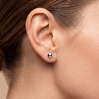 Sterling Silver Ball Earring with Push Back_8620474_1