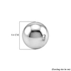 Sterling Silver Ball Earring with Push Back_8620474_4