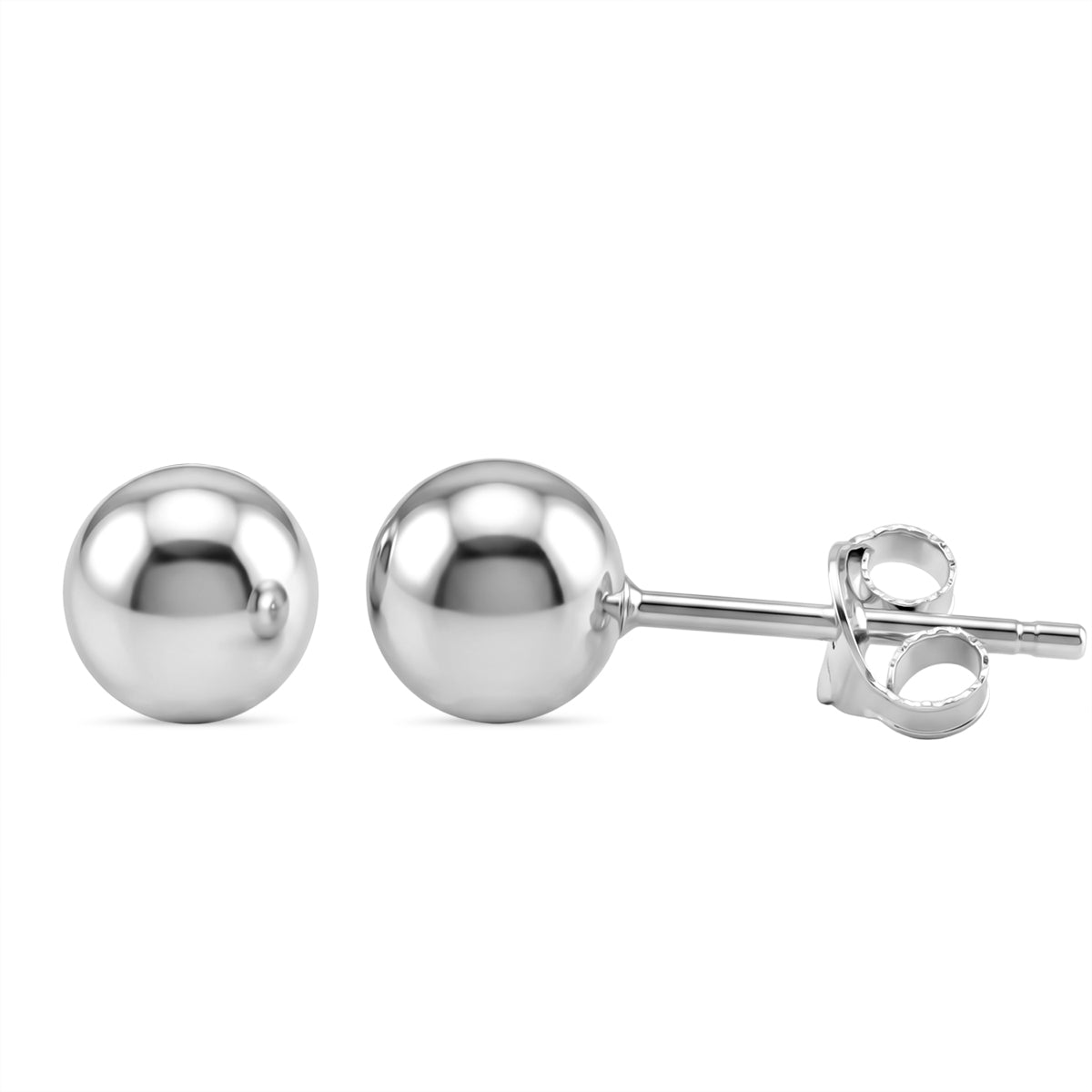 Ball Stud Earrings in Sterling Silver V32355600 0