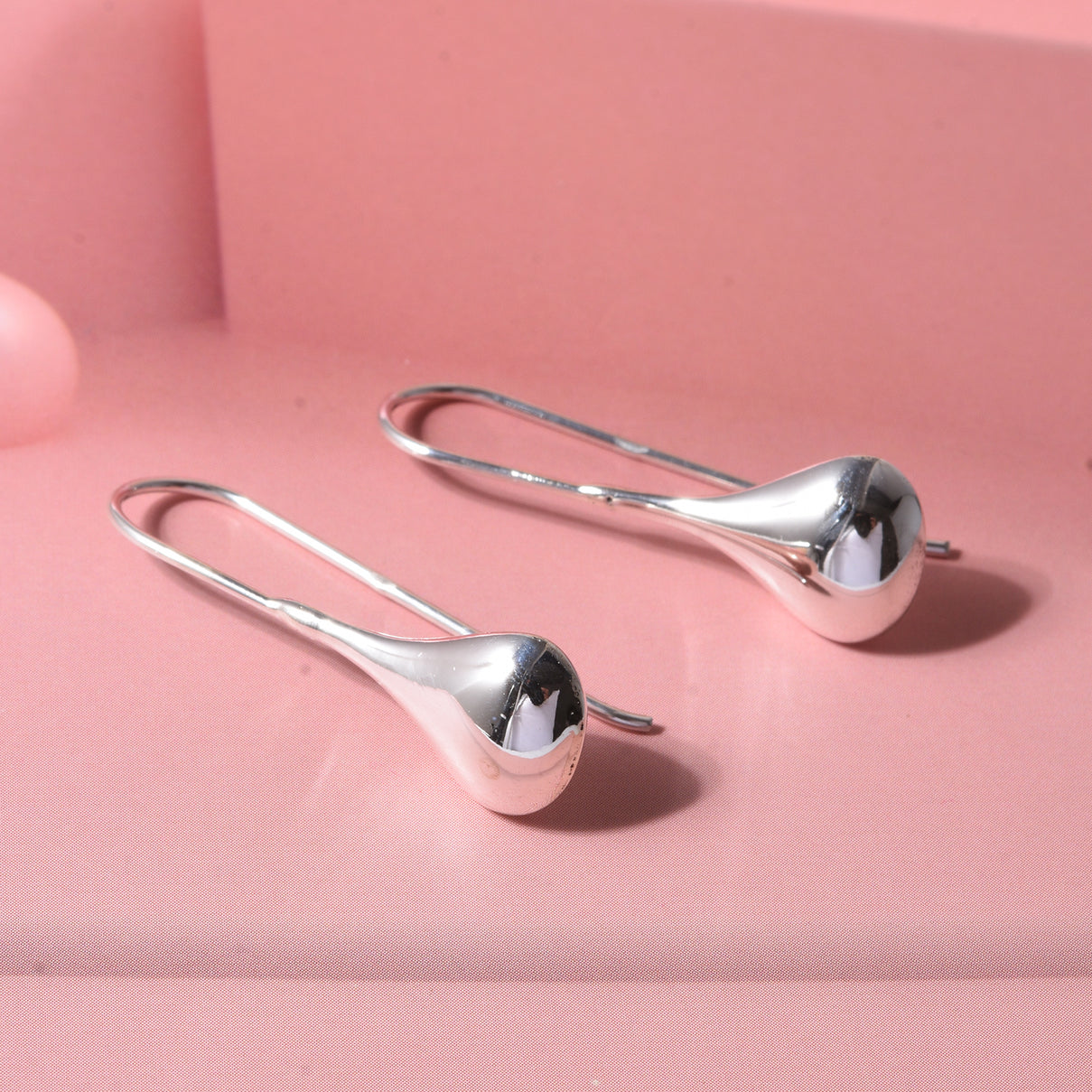 Long Teadrop Earring in Sterling Silver V32492265 3