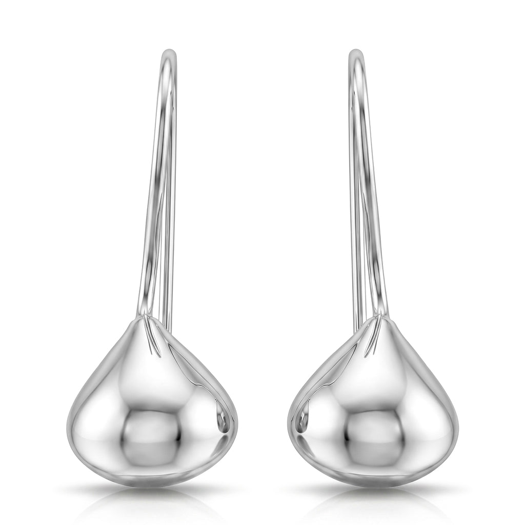 Closeout Deal - Sterling Silver Drop Earring with Hook_8620476