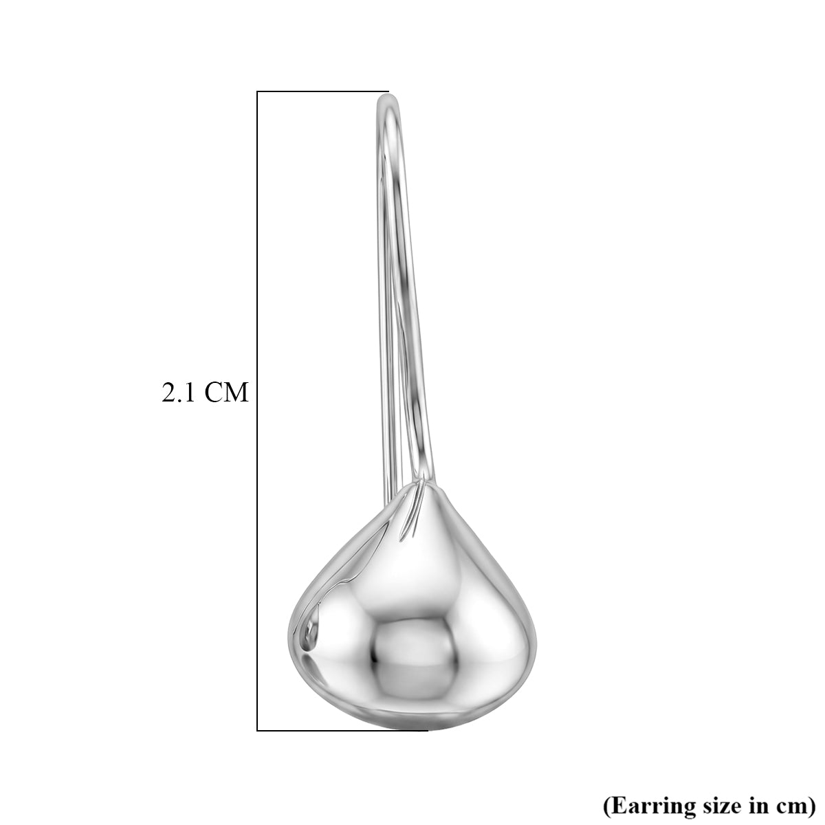 Puffed Teardrop Earrings in Sterling Silver V32517808 5