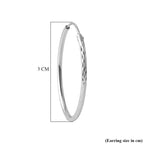 Sterling Silver Hoop Earring with Clasp