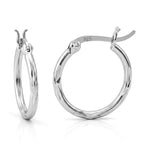 Sterling Silver Hoop Earring with Clasp