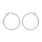 Sterling Silver Hoop Earring with Clasp