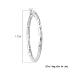 Sterling Silver Hoop Earring with Clasp_8620513_4