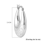 Sterling Silver Hoop Earring with Clasp_8620514_4