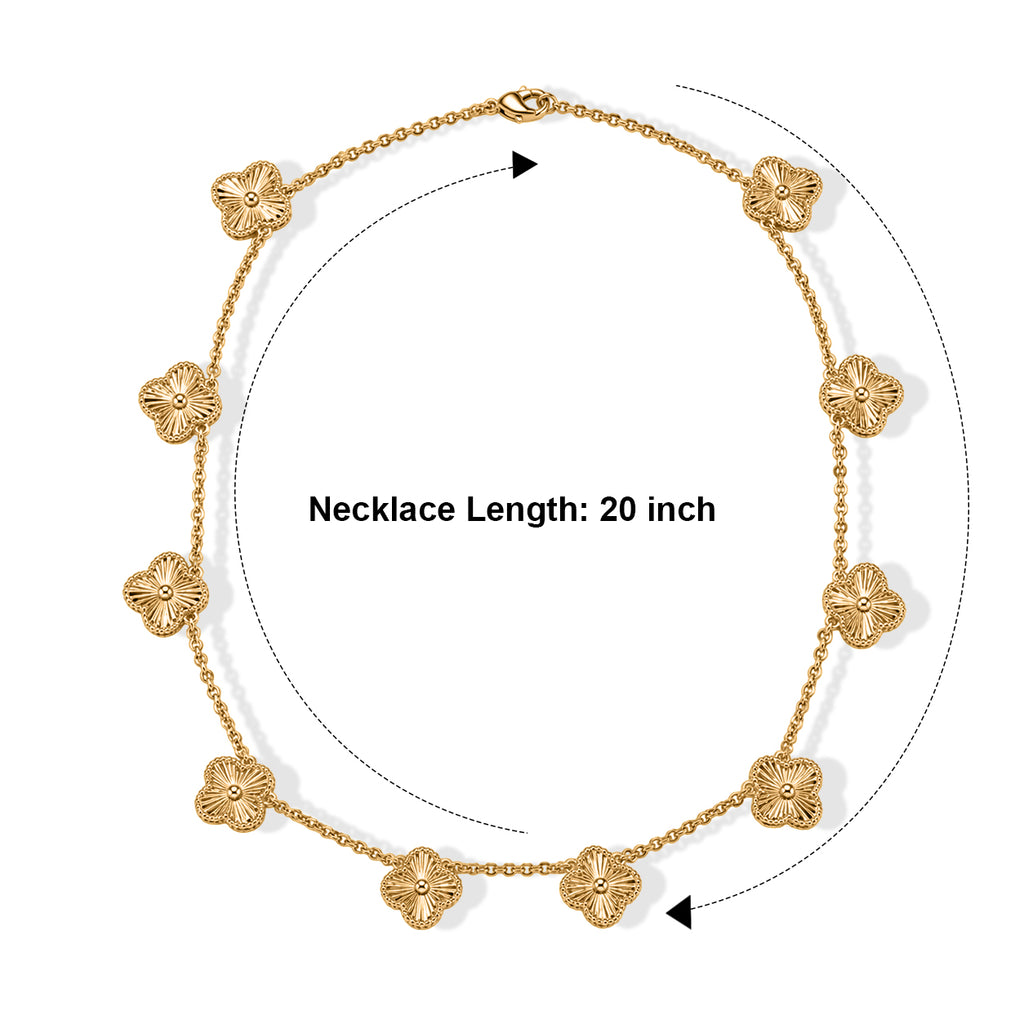 EverTrue in 18K YG Plating Station Necklace (Size - 20) Pure : Natural : Bronze : Standard Mix Metal_8620691_2