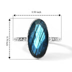 Labradorite Solitaire Ring Sterling Silver  4.429  Ct._8620771_5