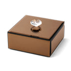 Patterned Jewellery Box (Size 10x10x4 cm) - Copper_8622423