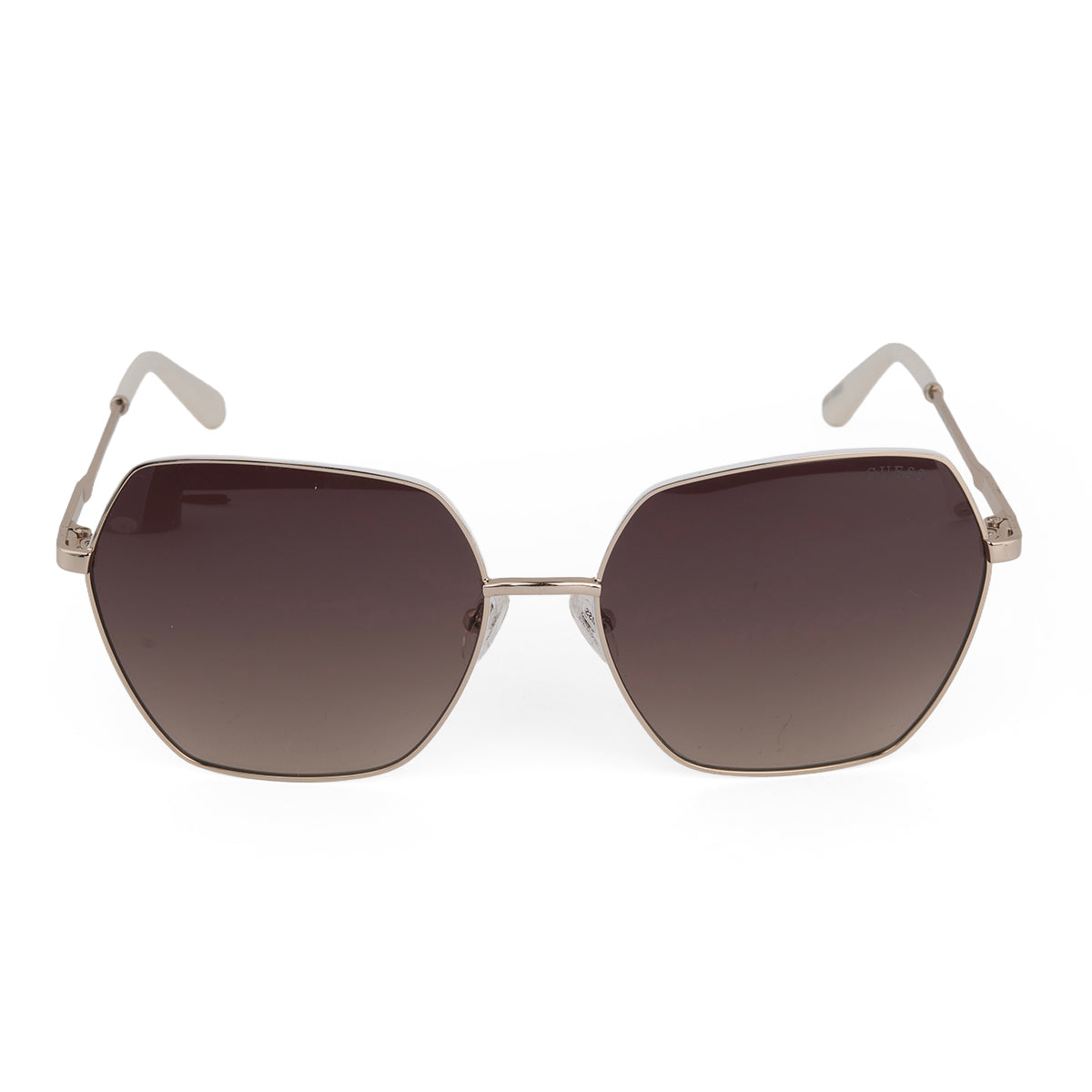 Guess Ladies Large Gold Square Metal Sunglasses 7785 32F 8622469 0