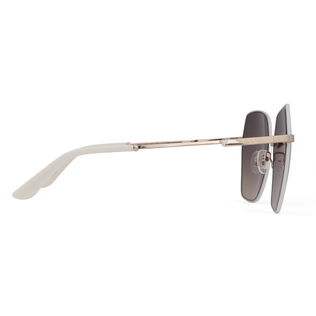Guess Ladies Large Gold Square Metal Sunglasses 7785 32F 8622469 2