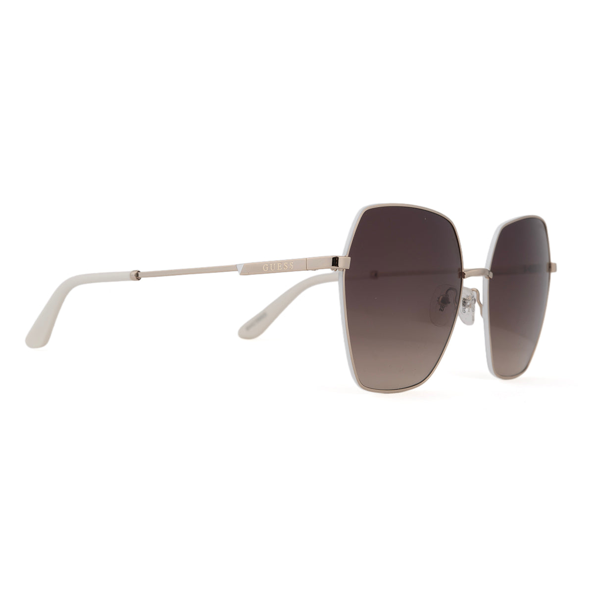 Guess Ladies Large Gold Square Metal Sunglasses 7785 32F 8622469 3