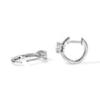 Royal Bali Collection - D'Joy Moissanite Solitaire Hoop Earring in Platinum Overlay Sterling Silver 1.00 Ct._8622538_2