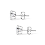 D'Joy - Moissanite Solitaire Stud Push Post Earring in Platinum Overlay Sterling Silver 1.93 Ct._8622553_3