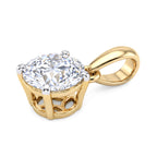 Luxuriant - 9K Yellow Gold SGL Certified Lab Grown Diamond (SI/G-H) Solitaire Pendant 1.00 Ct._8623187_3